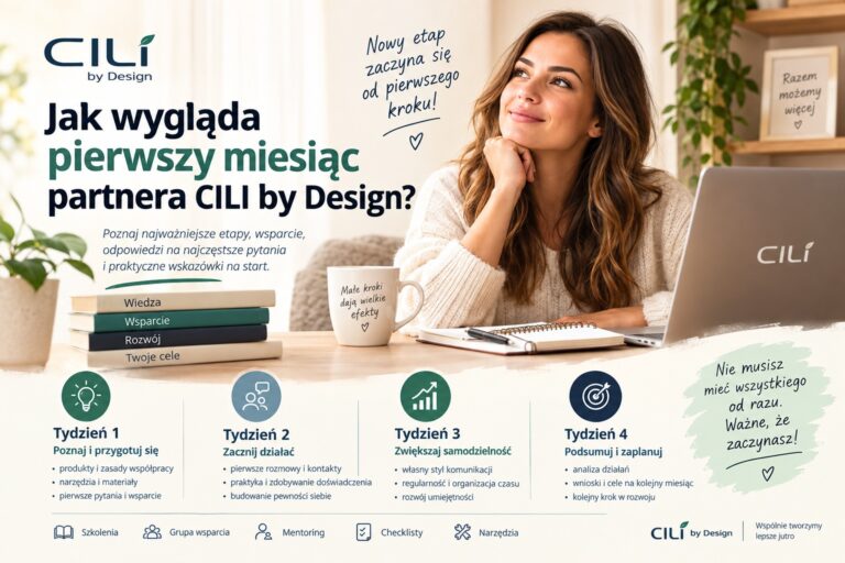 Jak wygląda pierwszy miesiąc partnera CILI by Design